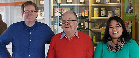 Dr. Sascha Brass, D. Müller und Dr. Nan-Si Brass